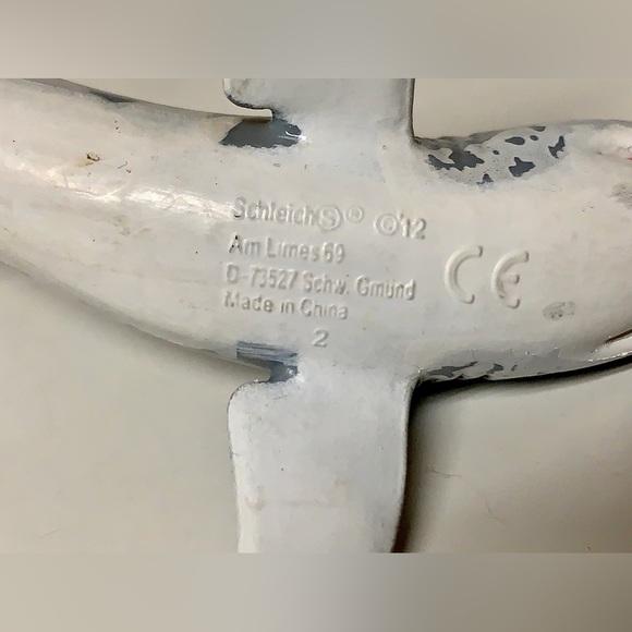 Vtg SCHLEICH Miniature Solid Hard Rubber Great White Shark Figurine Toy - Picture 14 of 16